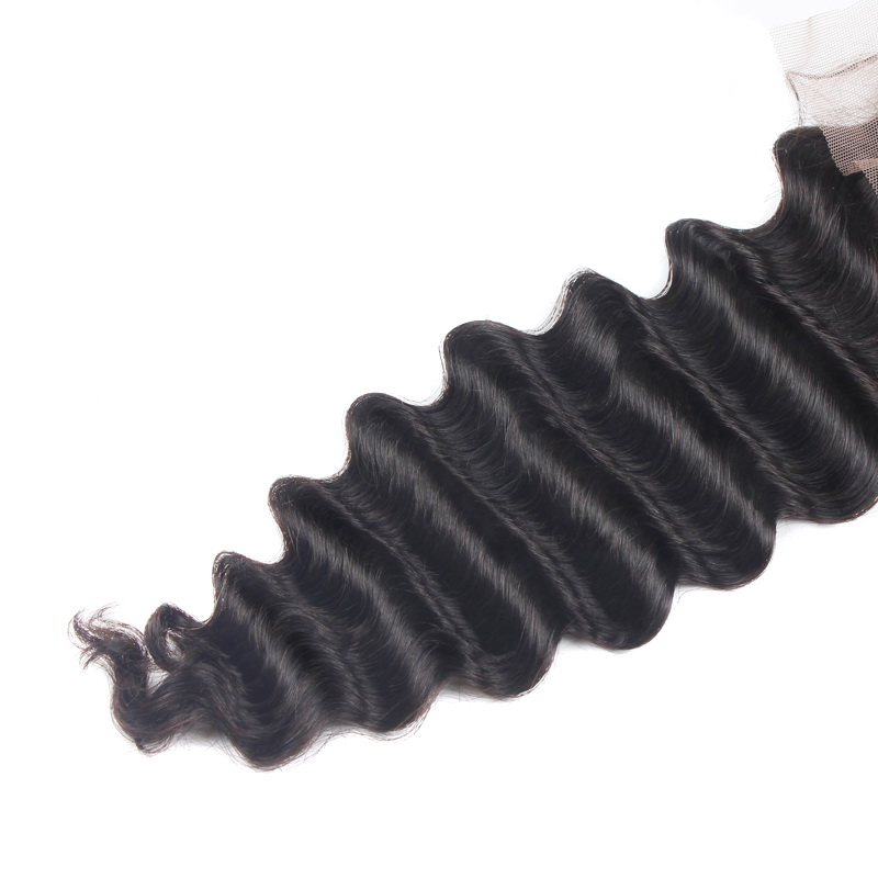 Virgin Hair Deep Wave 4x4 5x5 6x6 7x7 Transparent Lace Closure - 图片 8